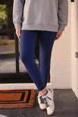 Compression Leggings- Navy - Jess Lea Boutique