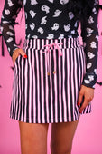 PREORDER- Cosmo Stripes Skort - Jess Lea Boutique