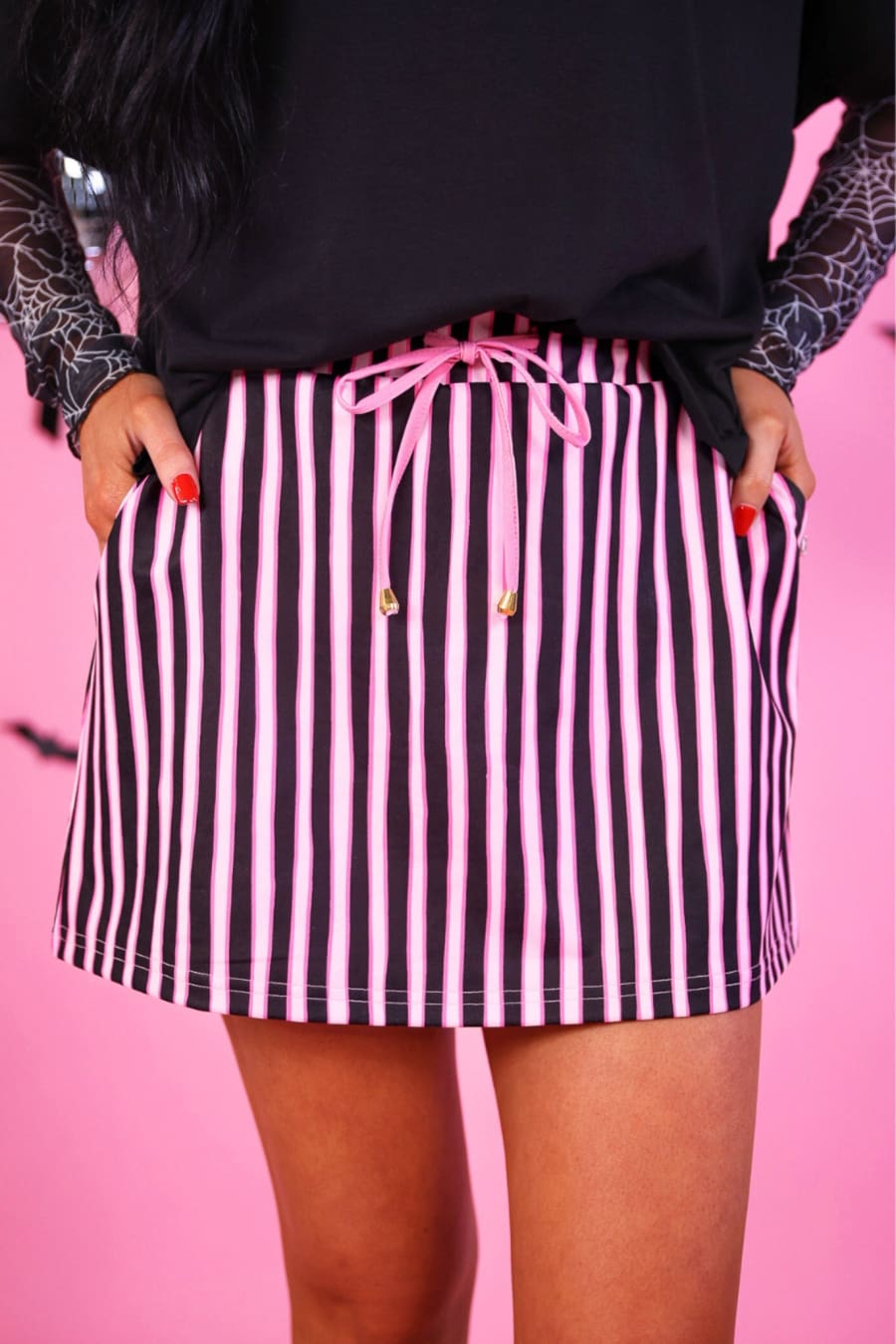 PREORDER- Cosmo Stripes Skort - Jess Lea Boutique
