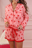 Cuter Than Cupid Ruffle Pajama Set - Jess Lea Boutique