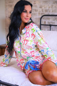 Daylight Bow Ruffle Pajama Set - Jess Lea Boutique