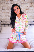 Daylight Bow Ruffle Pajama Set - Jess Lea Boutique