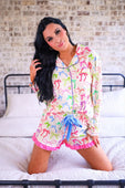 Daylight Bow Ruffle Pajama Set - Jess Lea Boutique
