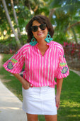 PREORDER-Donna Embroidered Top - Jess Lea Boutique