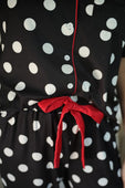 Dotty Darling Polka Dot Ruffle Pajama Set - Jess Lea Boutique