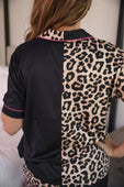 Double Take Leopard Ruffle Pajama Set - Jess Lea Boutique