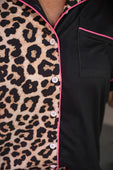 Double Take Leopard Ruffle Pajama Set - Jess Lea Boutique