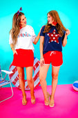 PREORDER-Dreaming In Stars Tinsel Top - Jess Lea Boutique