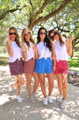 Easy Win Polka Dot Boxer Shorts- Maroon - Jess Lea Boutique