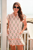Eliza Ruffle Dress- Pineapple Isle - Jess Lea Boutique
