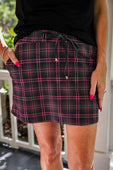 Ellie Plaid Skort - Jess Lea Boutique