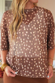 Emma Mesh Tee- Oh Deer - Jess Lea Boutique