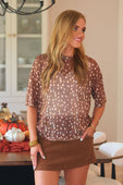 Emma Mesh Tee- Oh Deer - Jess Lea Boutique