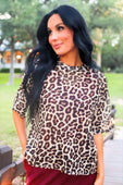 Emma Mesh Tee- Safari Chic - Jess Lea Boutique