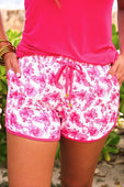 Eternal Blossom Everyday Shorts- Pink - Jess Lea Boutique