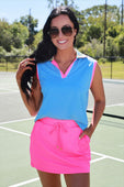 Everyday Polo Tank- Falling for Florals - Jess Lea Boutique