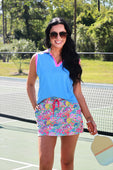 Everyday Polo Tank- Falling for Florals - Jess Lea Boutique