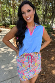 Everyday Polo Tank- Falling for Florals - Jess Lea Boutique