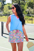 Everyday Polo Tank- Falling for Florals - Jess Lea Boutique