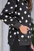 Everyday Pullover- After Dark Polka Dot - Jess Lea Boutique