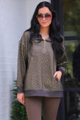 Everyday Pullover- Coco Leopard - Jess Lea Boutique
