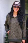 Everyday Pullover- Coco Leopard - Jess Lea Boutique