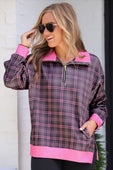 Everyday Pullover- Ellie Plaid - Jess Lea Boutique