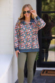 Everyday Pullover- Gwen Floral - Jess Lea Boutique