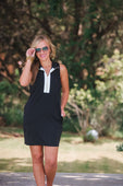 Everyday Zipper Dress, Solid Black - Jess Lea Boutique
