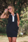 Everyday Zipper Dress, Solid Black - Jess Lea Boutique