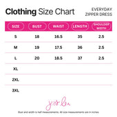 Everyday Zipper Dress, Solid Red - Jess Lea Boutique