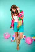 Eyes On Paradise Button Up Top - Jess Lea Boutique