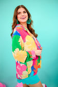 Eyes On Paradise Button Up Top - Jess Lea Boutique