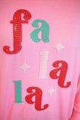 Fa La La French Terry Pullover - Jess Lea Boutique