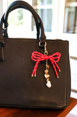 Festive Ribbon & Bows Bag Charm - Jess Lea Boutique