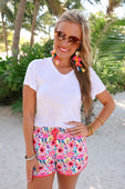 PREORDER-Fields Of Floral Everyday Shorts - Jess Lea Boutique