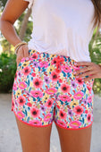 PREORDER-Fields Of Floral Everyday Shorts - Jess Lea Boutique