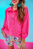 PREORDER-Fiesta Time Floral Drawstring Everyday Shorts, White - Jess Lea Boutique