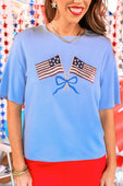 Flags And Flair Luxe Top - Jess Lea Boutique