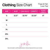 Flags And Flair Luxe Top - Jess Lea Boutique