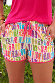 Flip Flop Fun Everyday Shorts - Jess Lea Boutique