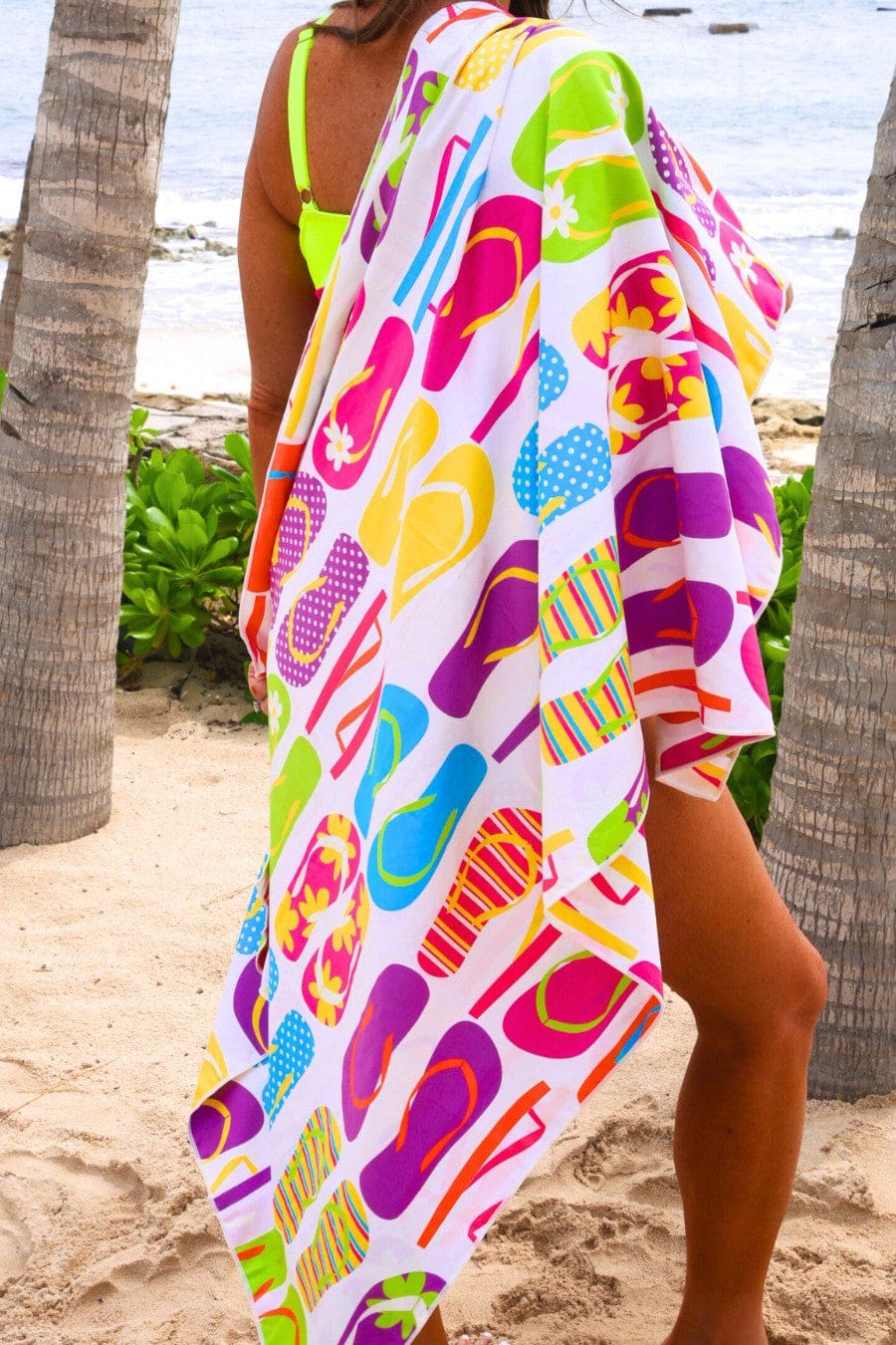 Flip Flop Fun Towel - Jess Lea Boutique