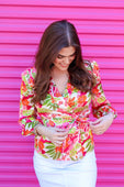 PREORDER-Flirty Forecast Wrap Top - Jess Lea Boutique