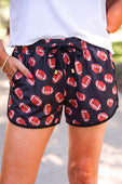 Friday Night Lights Drawstring Everyday Shorts - Jess Lea Boutique