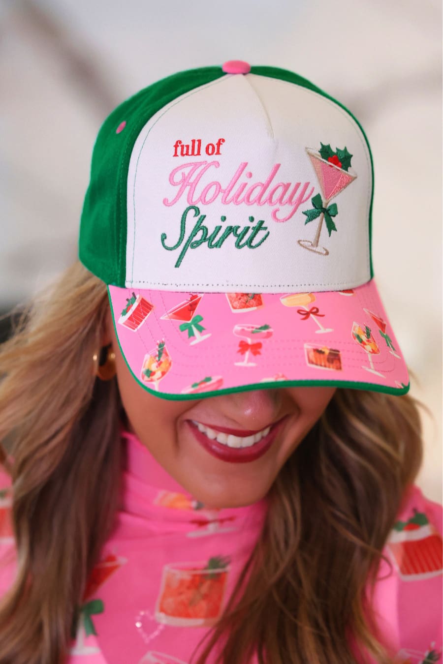Full of Holiday Spirit Hat - Jess Lea Boutique