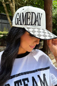 Game Day Checkered Hat - Jess Lea Boutique