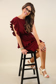 Game Day Ruffle Dress - Jess Lea Boutique
