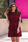 PREORDER-Game Day Ruffle Dress