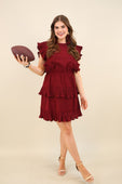 Game Day Ruffle Dress - Jess Lea Boutique
