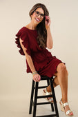 Game Day Ruffle Dress - Jess Lea Boutique